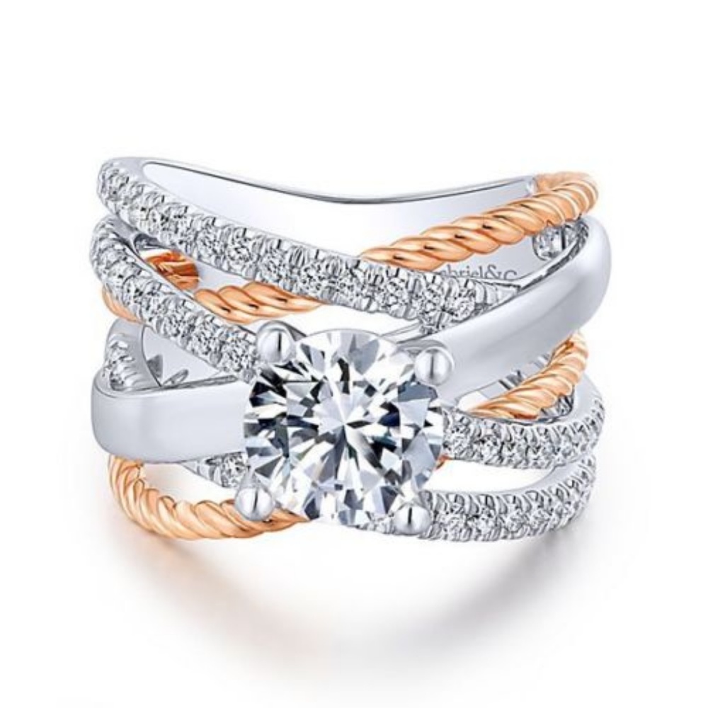 Gorgeous White Topaz Infinity Ring - Picture 8 of 8